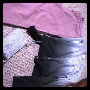 A@F brand new size 8 jeans and free sweater